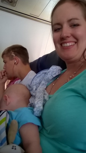 Passed out on the plane